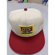 Vintage Kent Snapback Hat Baseball Cap Patch Made in USA