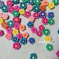 Polymer Flower Beads Rubber Polymer Flower Beads