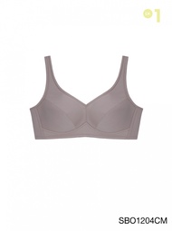 Sabina เสื้อชั้นใน Invisible Wire (ไม่มีโครง) รุ่น Function Bra รหัส SBO1204 สีช็อคโกแลต