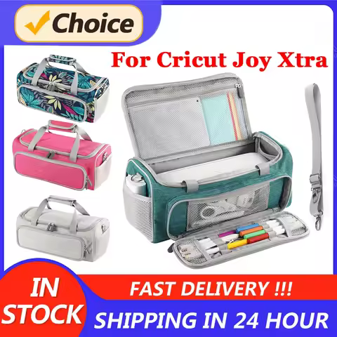 Carrying Bag For Cricut Joy Xtra Waterproof Portable Storage Bag with Multi Pockets For Cricut Joy X