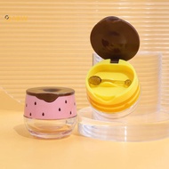A&W 6g Empty Lip Masque Box With Brush Refillable Flip-Top Lip Mask Bottle Travel Portable Lip Balm 