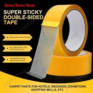 [ READY STOCK ] Strong Fixation Of Double Sided Cloth Base Tape Translucent Cloth Base Double Sided 