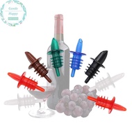 GentleHappy 10 Pcs Plastic Liquor Free Flow Bar Wine Bottle Pourer Pour Spout Stopper .