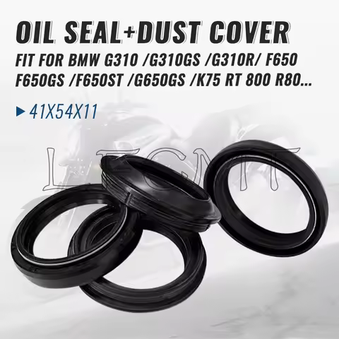 41x54x11 Motorcycle Front Fork Oil Seal 41 54 Dust Cover Fit for BMW G310 G310GS G310R F650 F650GS F
