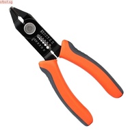 SFBSF Wire Stripper, High Carbon Steel Orange Crimping Tool, Multifunctional Lightweight Hand Tool Electricians