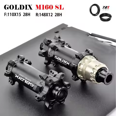 GOLDIX M160 Super Light MTB BOOST Hub 6 Bolt Center Lock Disc 28H Ratchet 72T Mountain XD Class Bike