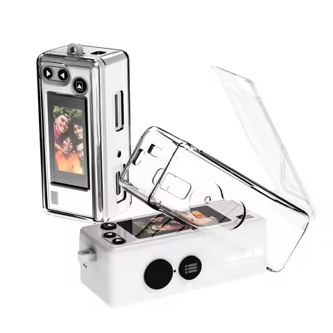 Protective Kit For Kodak Charmera Mini Camera 2 In 1 Set With TPU Case Tempered Glass Screen Protect