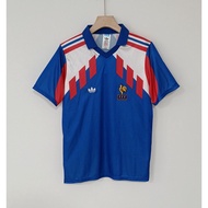 90 France Home/Training Football Jersey/Outdoor Football Jersey/Retro Jersey
