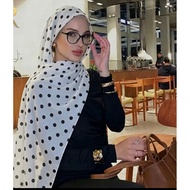 Shawl Chiffon Hoodie Polka Dot Premium Chiffon /Polka Dot Hoodie Shawl