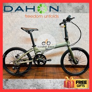 DAHON UNO RUBY 8 SPEED SHIMANO DISC BRAKE FOLDING BIKE BICYCLE