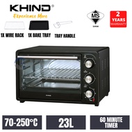 [2 YEARS WARRANTY] KHIND ELECTRIC OVEN 23L OT23B / OVEN KEK