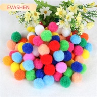 Mini Fluffy Soft Ball Colored High Elastic Ball DIY Polyester Plush Ball Fuzzy wire Accessories