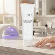AILLSA Gel Nail Glue for Artificial Tips, UV Curing, Professional 15g  AILLSA Gel Gam Kuku Palsu UV,