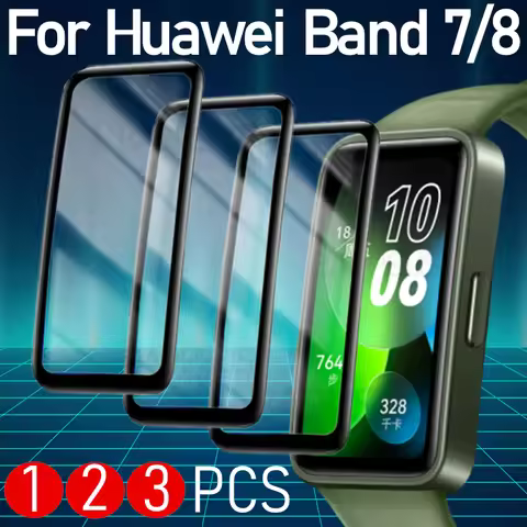 3D Curved Screen Protector For Huawei Band 8 7 HD Soft Fiber Cover Anti-scratch Protective Film For 