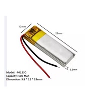 401030 401230 85mAh /100mAh 3.7V Lithium Polymer LiPo Rechargeable Battery power Cells For Mp3 DVD b