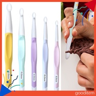 [Gooditem] Smooth Crochet Hook Set Size Crochet Hooks for Roving Yarn Set of 5 Ergonomic Crochet Hoo
