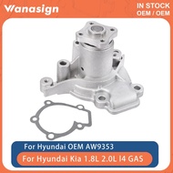 Engine Water Pump With Gasket Fit 1.8 2.0 L G4ED G4GA G4GC For Hyundai Kia Elantra Tiburon 1.8L 2.0L