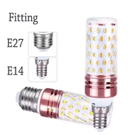 LILIN E27 E14 3-Color Tricolor Corn Candle Lamp Bulb Fitting