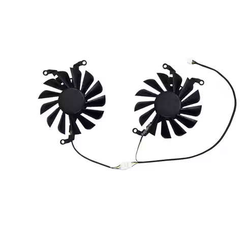 GPU Graphics Cooler Video Card Fan For MANCER RX 5500XT 5500 XT RX5500XT 8GB GDDR6,2Pcs/Set,Replace 