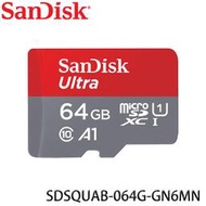 【MR3C】含稅公司貨 SanDisk Ultra Micro SD SDXC 64GB A1 140MB/s 記憶卡