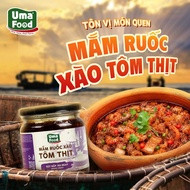 Uma' Food Instant Stir-fried Shrimp and Meat Fish Sauce with Traditional Flavor 200g Jar