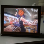 Haikyuu Painting Lamp Shoyo Hinata Tobio Kageyama Figure Night Light Gift for Haikyuu Fans