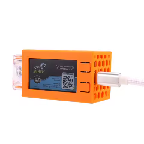 For Nerdminer V2 Pro Miner 78KH/S Mini Bitcoin Lottery Miner with Luminous Fan BTC Solo Lottery Mini