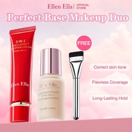 Ellen Ella Beauty Set SPF 50+ Sunscreen FundationTinted Makeup Primer Whitening Isolation Cream