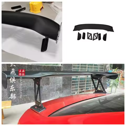 FOR Honda Civic FD2 Carbon Fiber Rear Fixed Wing J'S Racing Style Modified Body Surround Kit