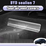 Byd sealion 7 Car Under Back Seat AC Floor Air Conditioner Outlet Grid Cover Mask Filter Screen Stai