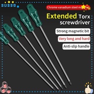 SUSSG Torx Screwdriver, T15 T20 T25 T30 Extra Long Hexagon Screwdriver, Portable with Hole High Qual