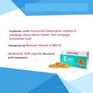 Y7y Suplemen Vitamin C | Vitamin E | Halowell C 500 mg Bl 30 Tablet |