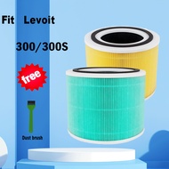 Replacement 3-Stage H13 Hepa Activated Carbon Filter for Levoit Air Purifier Core 300/300S