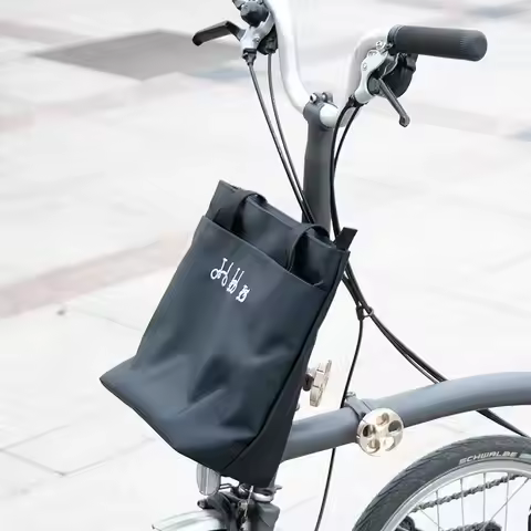 Bicycle Lightweight Portable Canvas Bag For BROMPTON Waterproofs Quick flushing Bag Suitable For Fra