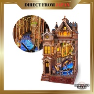 FUNPOLA 3D Wooden Book Nook Kit Venice Star DIY Miniature Shelf Insert Decoration 281 Pieces LED Lig