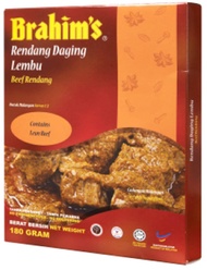 Brahims Rendang Daging Lembu 180g / Beef Rendang Brahim Brahims MRTE MRE Meals Ready To Eat Travel F