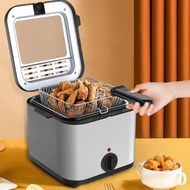 Electric Deep Fryer Mini Deep Fat Fryer Smart Home Fryer Large Capacity Oil-free French Fries Machin