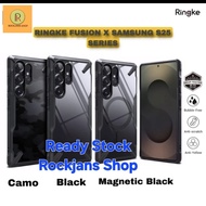 Samsung S25 Ultra Ringke Case Fusion X magnetic Casing S25 Plus S25 - S25 Ultra, Black - S 25, BLACK