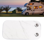 cloudshop Luqeeg Removable Boat Table Top  31.5x15.7in RV with 2 Cup Holders Aluminum Alloy Edge Hei