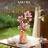 DIY Robotime Rowood 3D self-assembled wooden flower model | Sakura Wooden Flower Puzzle TW101