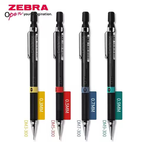 1Pcs Japan ZEBRA Drawing Mechanical Pencil DM5-300 Draw By Pressing The Uninterrupted Core Exam Penc
