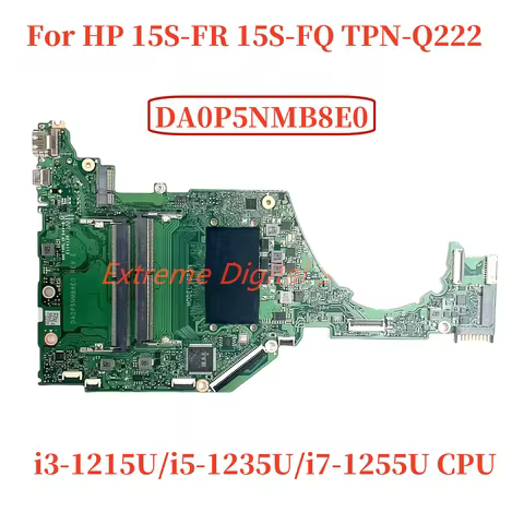 DA0P5NMB8E0 For HP 15S-FR 15S-FQ TPN-Q222 laptop motherboard with I3 I5 I7-12TH CPU 100% tested and