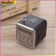 [paradise1.sg] TD-V26 Mini Radio FM Digital Portable Speakers with Receiver Support TF Card
