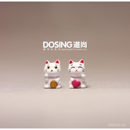 New Product Genuine Mini Version Super Small Japanese Lucky Cat Cartoon Q Version White Kitten Doll 