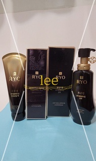 [現貨 韓國直送]Ryo呂極蔘潤黑防脫髮洗髮液350毫升 極蔘潤黑防脫髮護髮精華素 230毫升