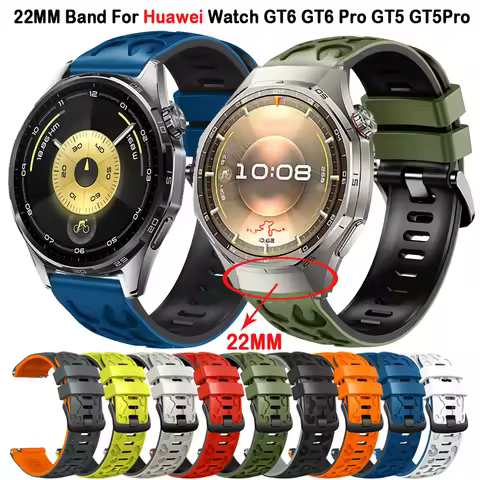 Silicone Strap For Huawei Watch GT6 GT6 Pro 46mm Watchband Bracelet For Huawei Watch 5/GT5 Pro 46mm 