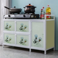 Cupboard household kitchen cupboard simple storage cabinet dining table side tea cabinet stove cabin