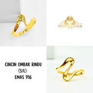 MYDORA Cincin Ombak Rindu (5G) l EMAS 916/22K