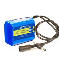 แบตเตอรี่ลิเธียม battery rechargeble 12V 3Ah 6Ah 9Ah 12Ah 15Ah แบตเตอรี่แบบชาร์จไฟ(with BMS)