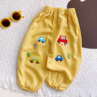 HYS Kids Pants Boy Pants Pants For Kids Girl Casual Pants Childrens Summer New Style Mosquito Repell